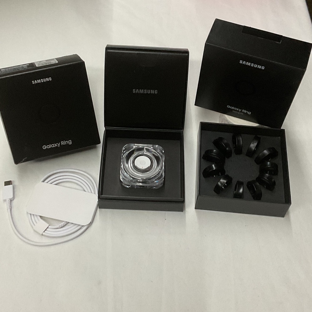 Samsung Galaxy Ring Set in Black/Titanium